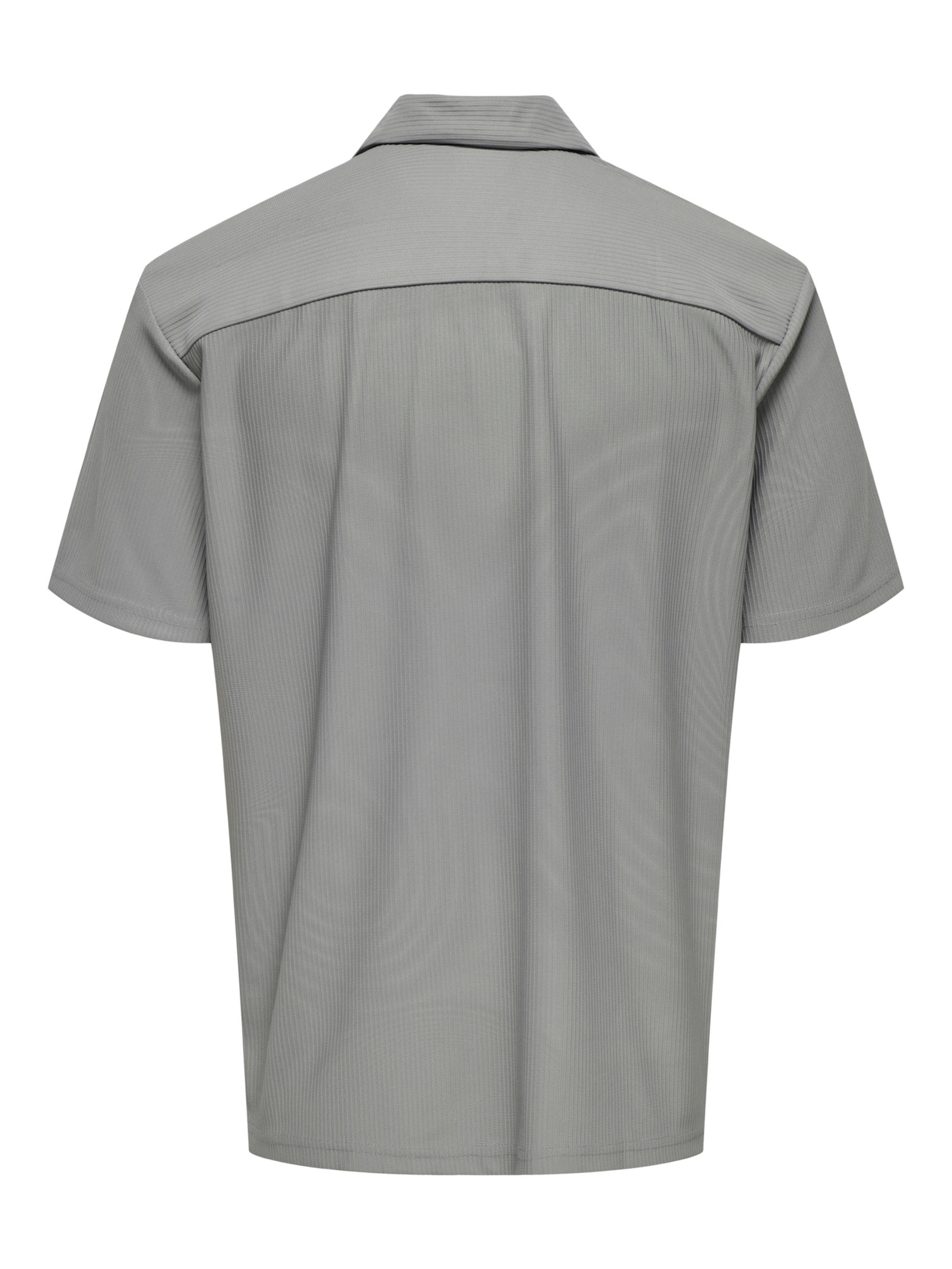 pilka Only & Sons Standartinis modelis Marškiniai 'ONSKari'