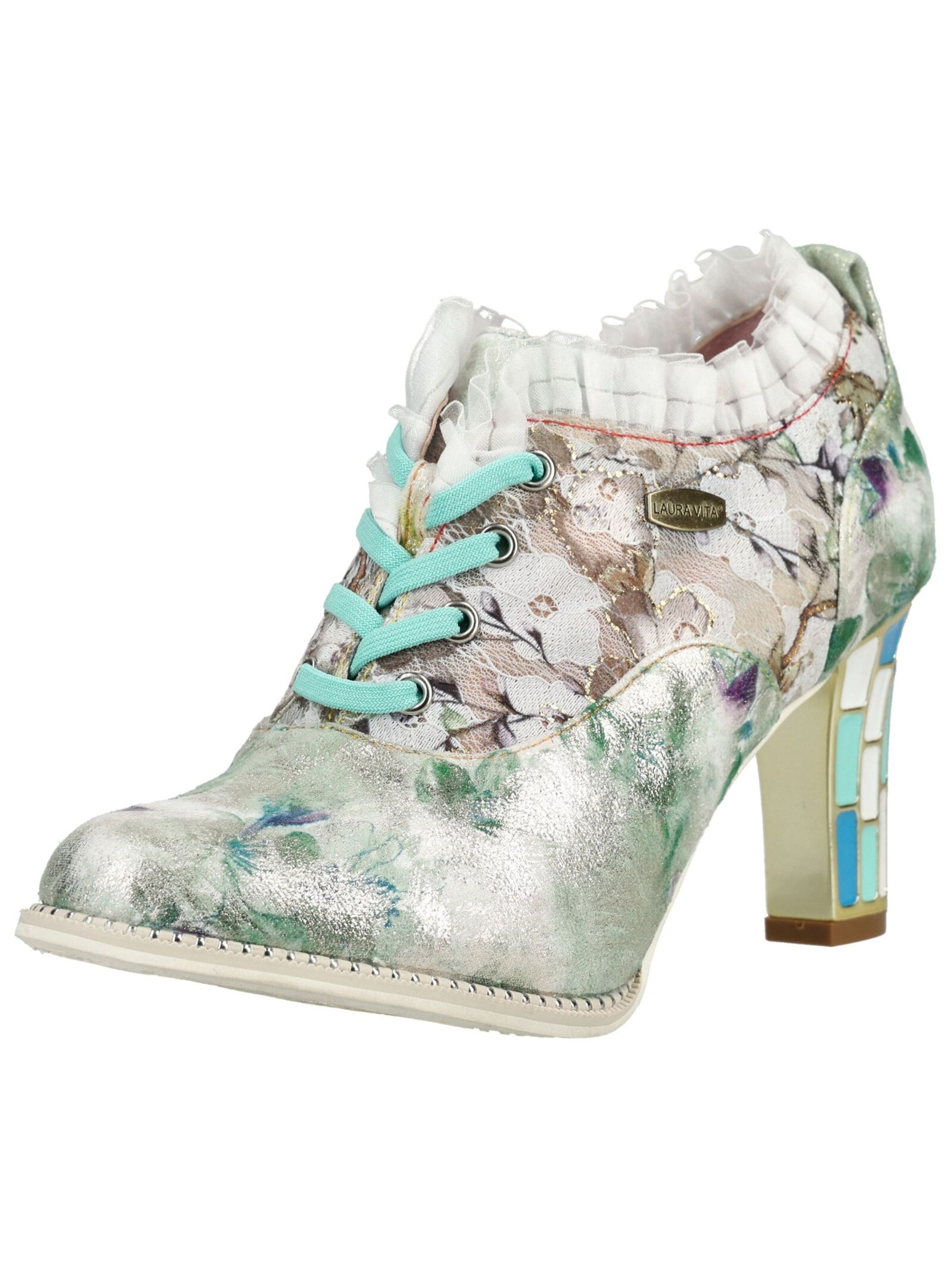 Laura Vita Pumps met hoge voorkant in Grijs: voorkant