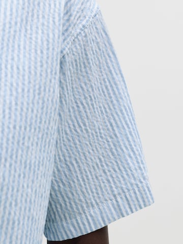 JACK & JONES Comfort Fit Skjorte 'Hawaii' i blå