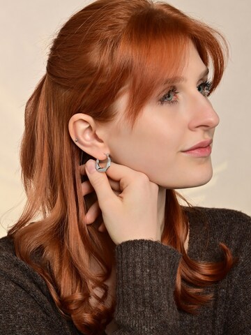 Akzent Earrings 'wasserfest' in Silver: front