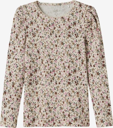 Camicia da donna di NAME IT in beige: frontale