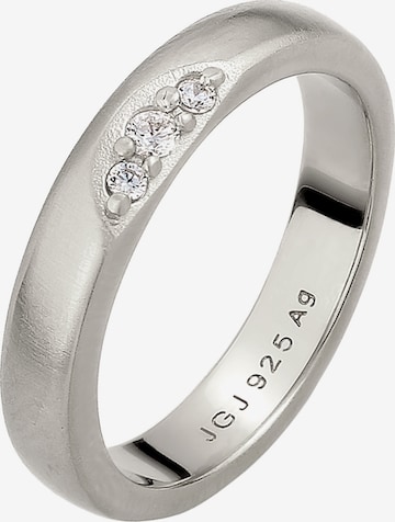 Bague 'Lab grown diamonds' Elli DIAMONDS en argent : devant