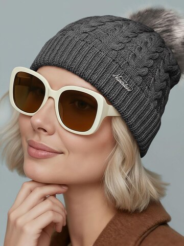 Neverless Mütze '1975' in Grau