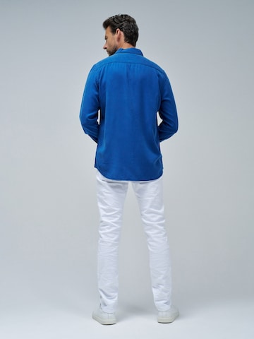 Salsa Jeans Regular fit Button Up Shirt in Blue