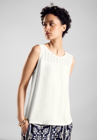 STREET ONE Top in Weiß: Vorderseite