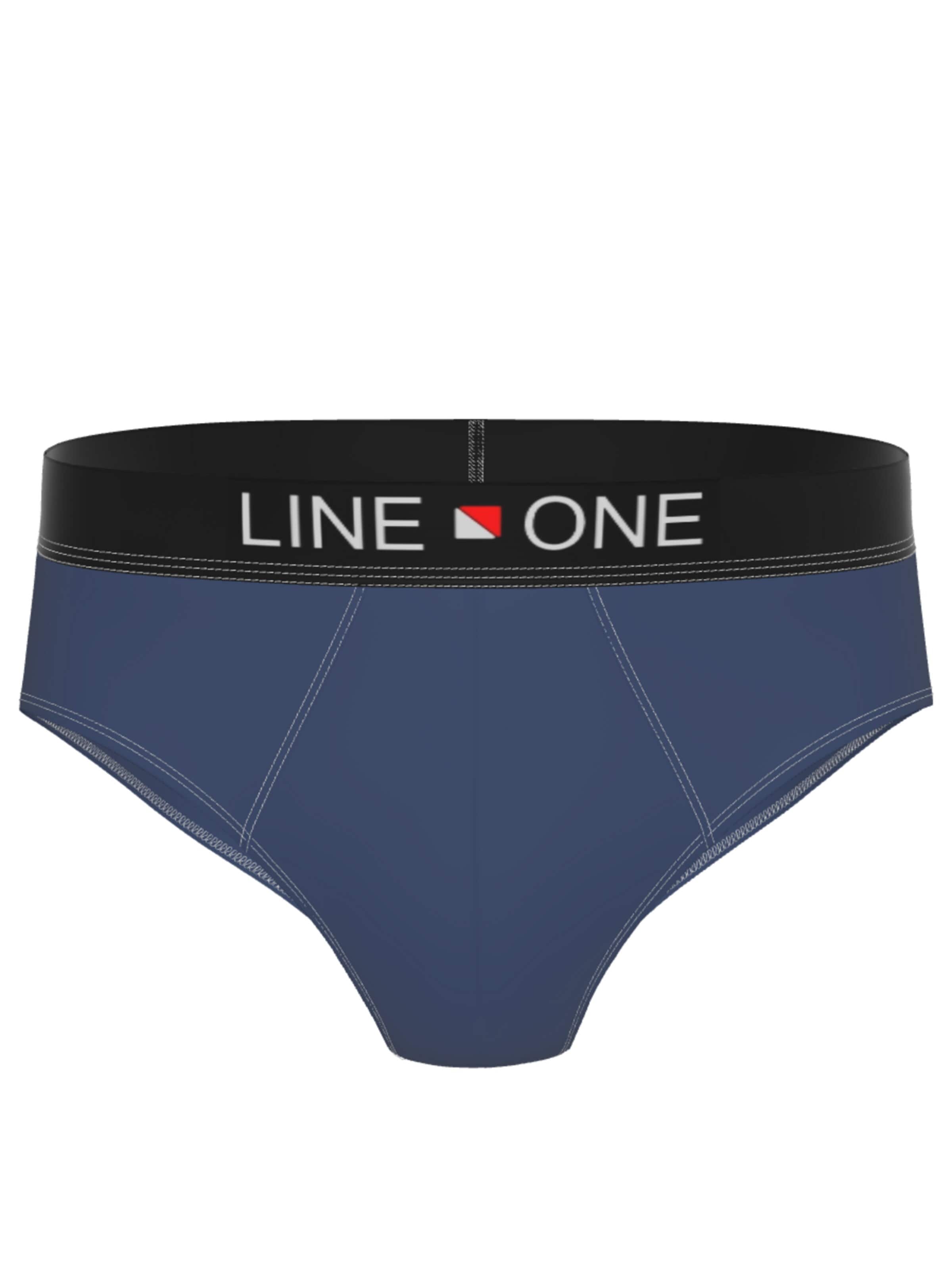Line One Slip 'Herren Slips  aus Baumwolle'‌‌‌‌ in Blau: Vorderseite