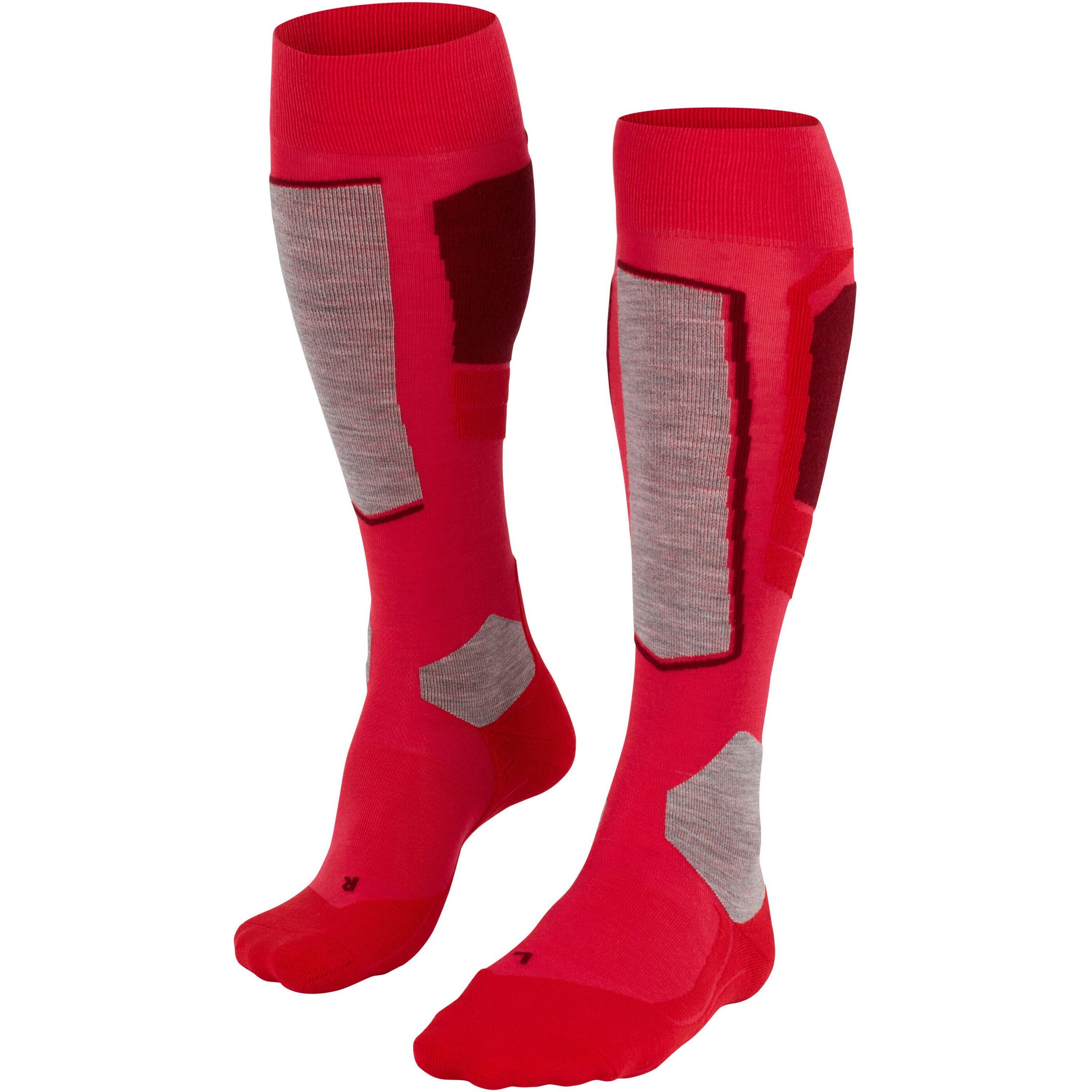 FALKE Athletic Socks 'SK 4' in Red: front