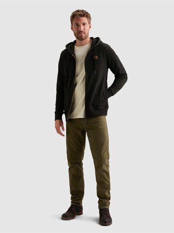 PME Legend Välikausitakki 'Zip-up hoodie with side pockets' värissä musta