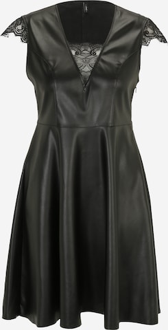 Only Petite Kleid 'MINJA FAUX' in Schwarz: predná strana