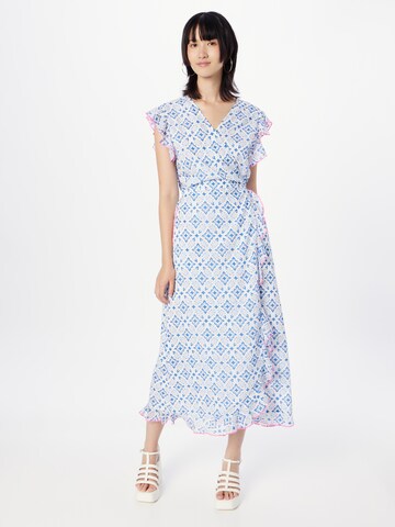 Zwillingsherz Dress 'Josefine' in Blue: front