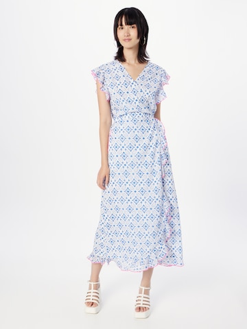 Zwillingsherz Dress 'Josefine' in Blue: front