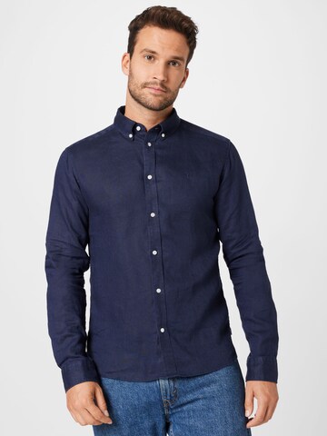 Les Deux Regular fit Button Up Shirt 'Christoph' in Blue: front