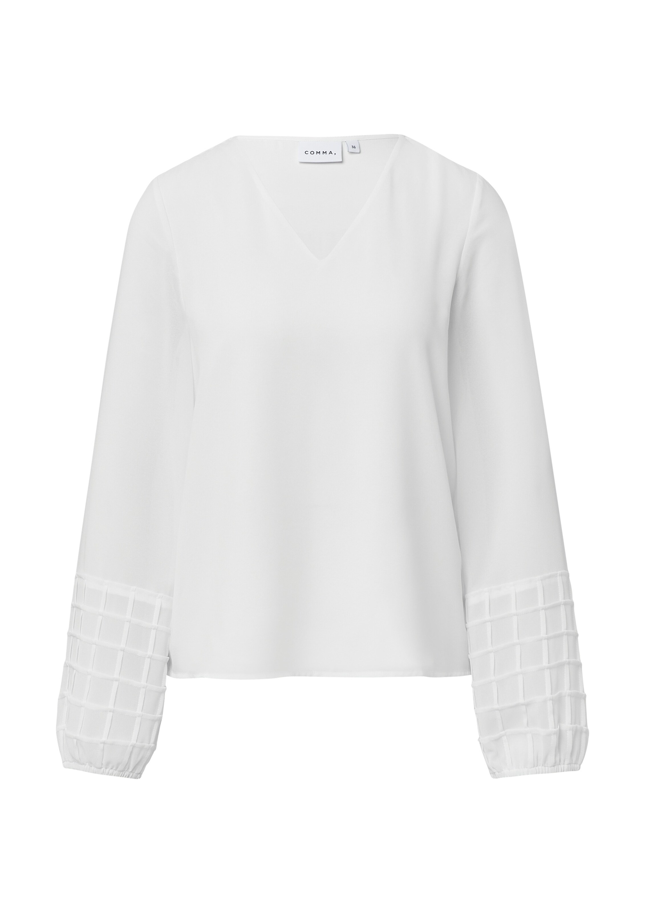 Chemisier COMMA en blanc : devant