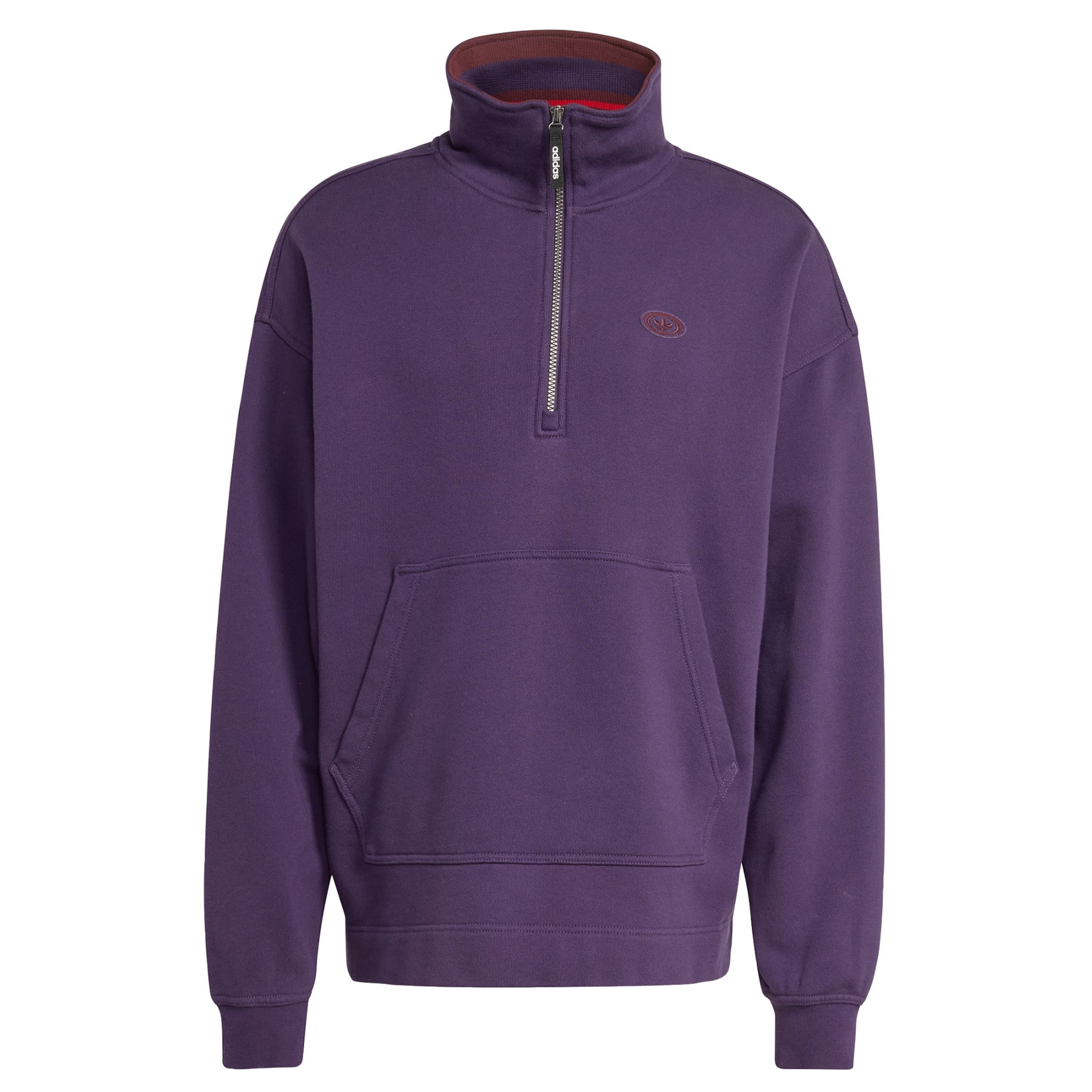 ADIDAS ORIGINALS - Sudadera '90s ALTERNATIVE SPORT HALF ZIP GRAPHIC FLEECE' en lila: frente