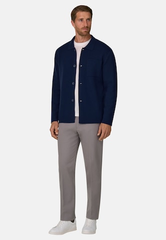 Boggi Milano Knit cardigan 'Milano' in Blue: front