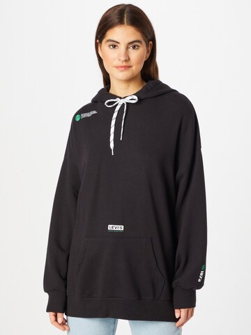 juoda LEVI'S ® Megztinis be užsegimo 'Prism Hoodie': priekis