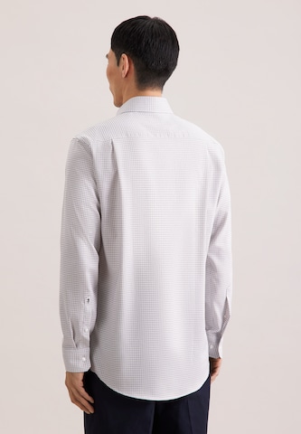 Coupe regular Chemise business 'Schwarze Rose' SEIDENSTICKER en beige