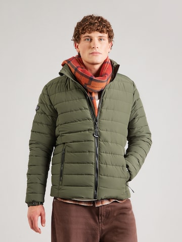 Superdry Tussenjas 'Fuji' in Groen: voorkant