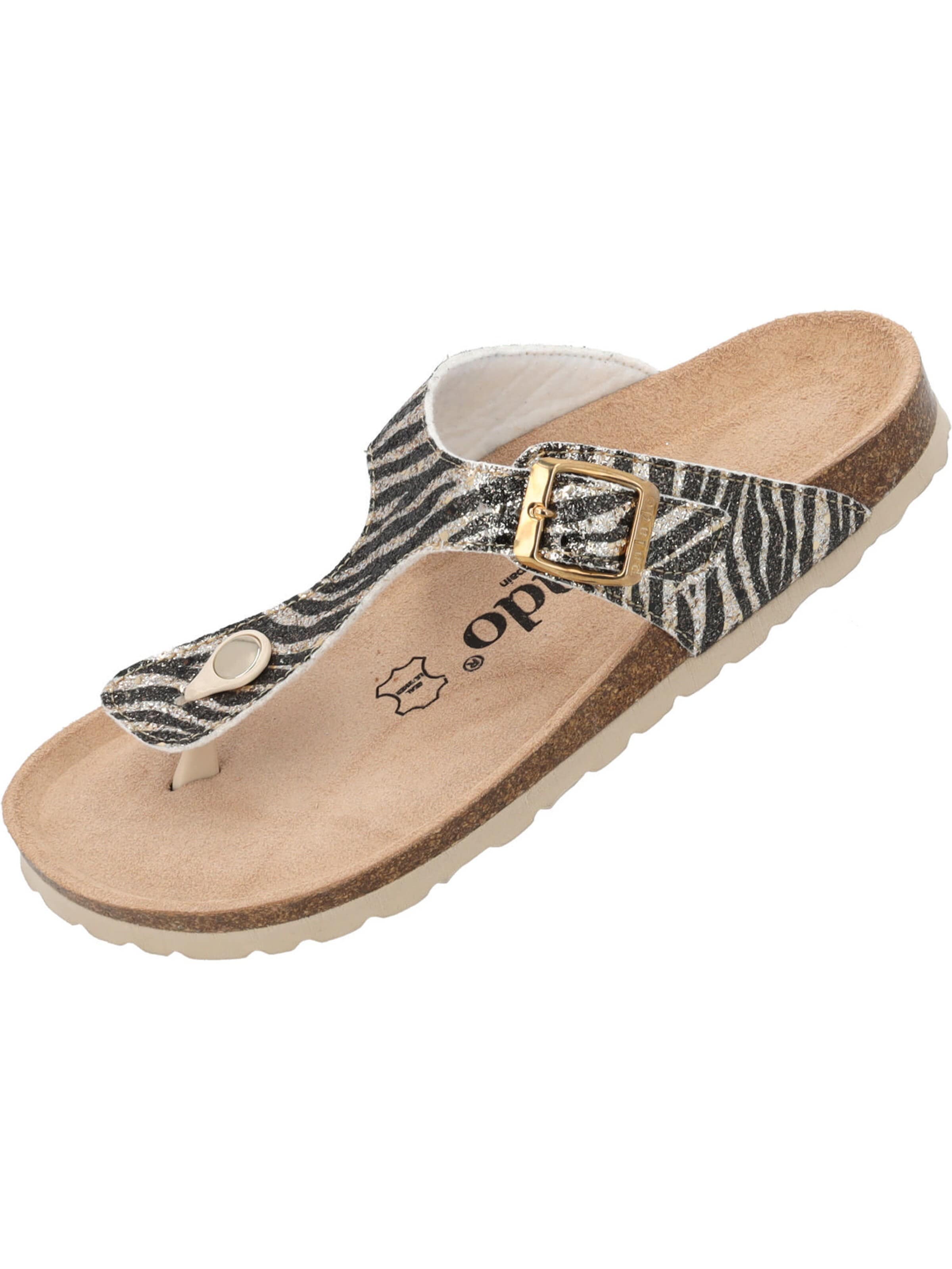 Palado T-bar sandals 'Palado Kos Wild' in Brown: front