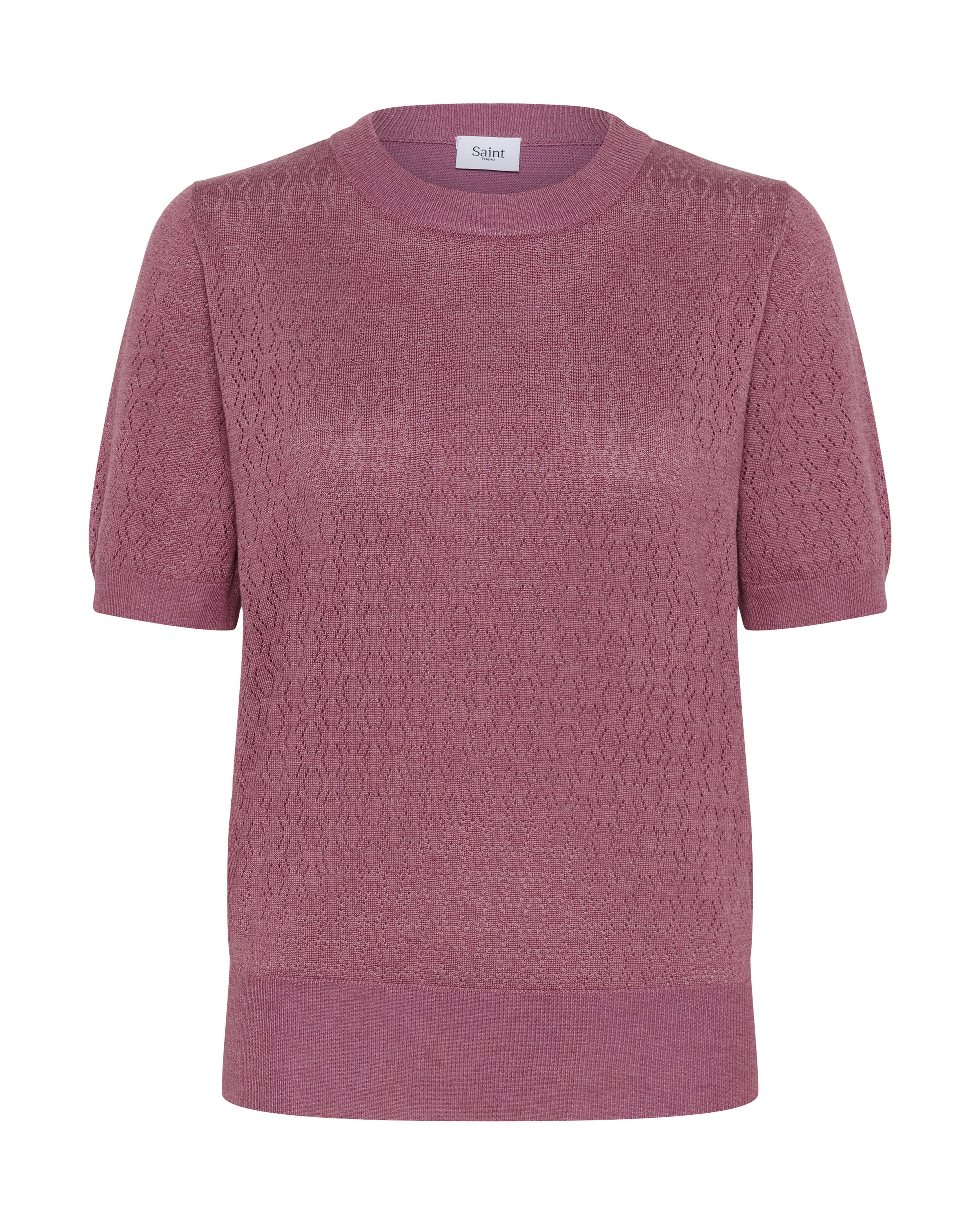 SAINT TROPEZ Sweater 'Mila' in Purple: front
