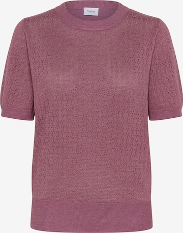 SAINT TROPEZ Sweater 'Mila' in Purple: front