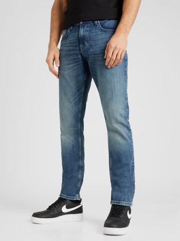 Slimfit Jeans 'Rick' de la QS pe albastru: față