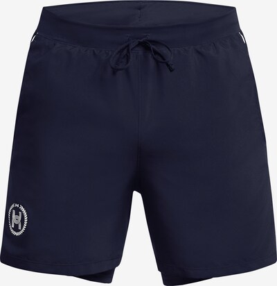 UNDER ARMOUR Workout Pants ' Launch 5 ' in Blue / White, Item view