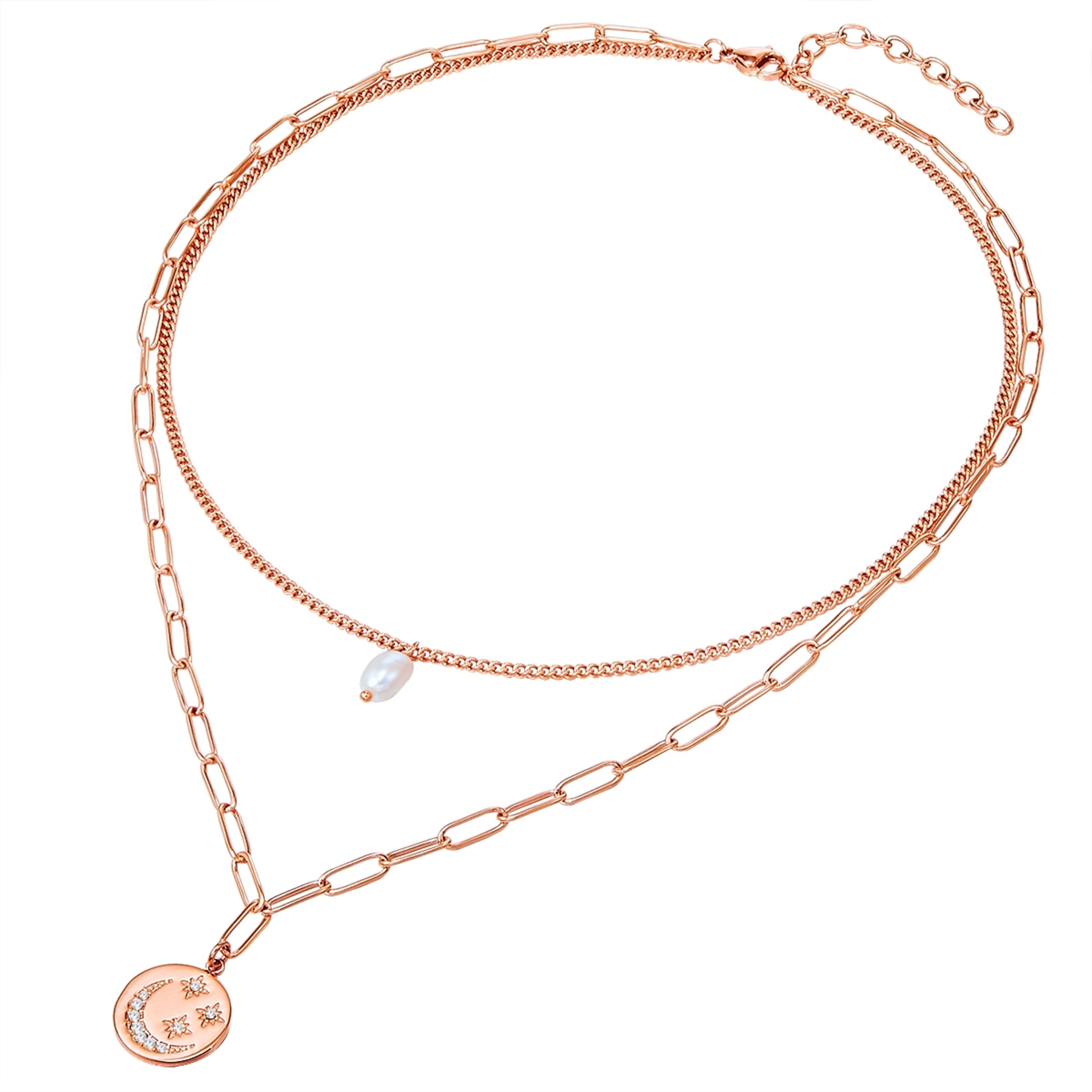 Valero Pearls Ketting in Goud: voorkant