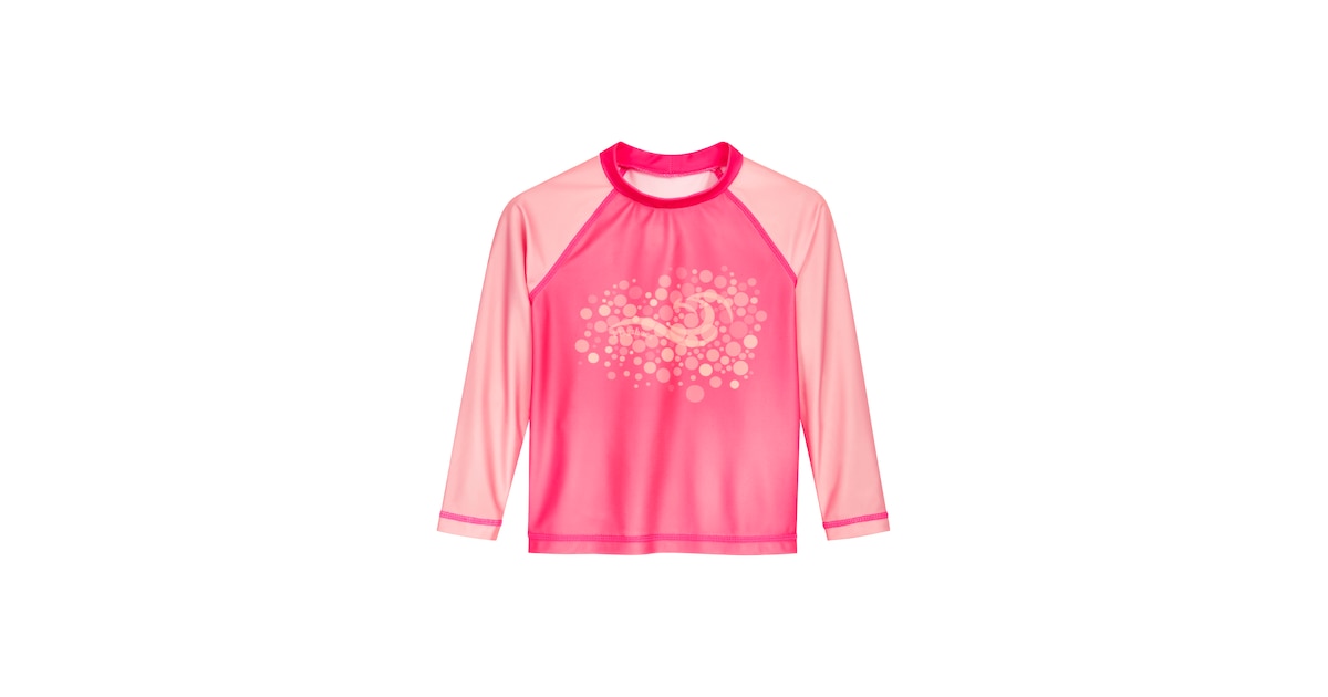 Playshoes Maillot De Bain Anti-UV 50+ Manches Courtes Fille – T-shirt Dermoprotecteur Séchage Rapide – Protection Solaire Piscine & Plage