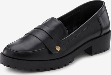 Slipper di LASCANA in nero: frontale