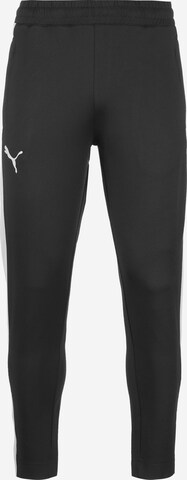 PUMA Tapered Sportbroek 'BBall Blank' in Zwart: voorkant