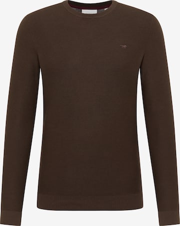 MUSTANG Pullover 'Elliot' in Braun: Vorderseite