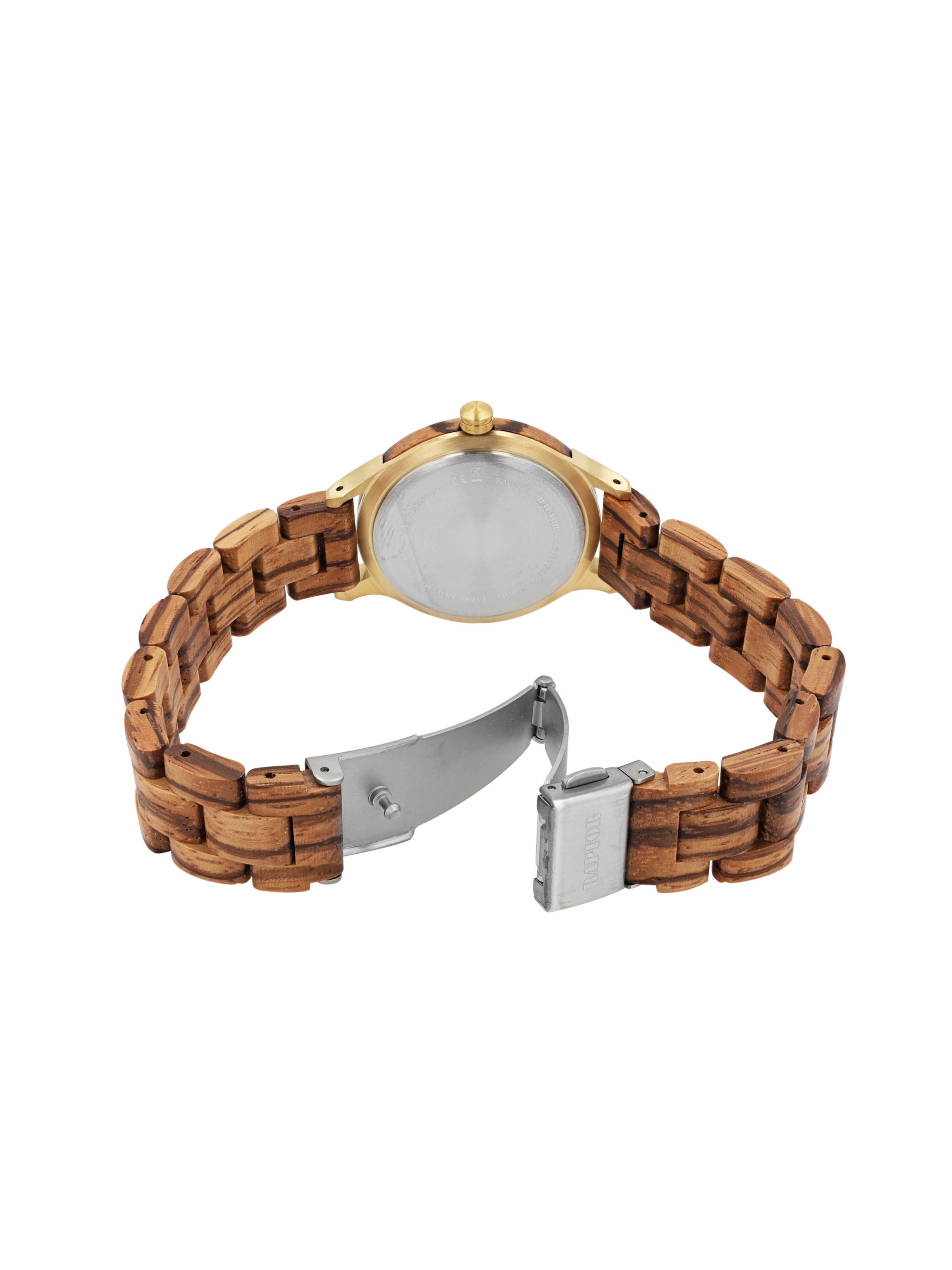 Raptor Analog Watch 'Lenni, Mineralglas' in Brown