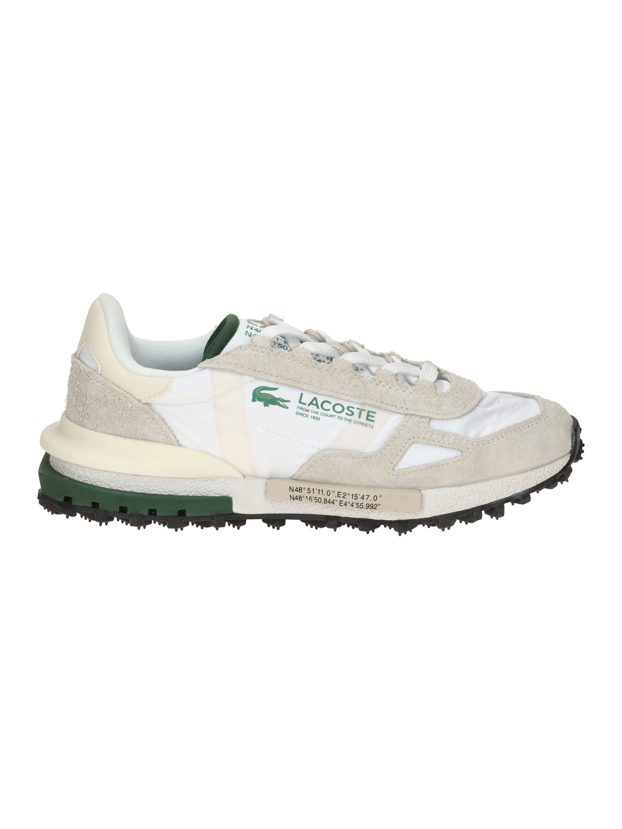 Sneaker bassa 'Lacoste Elite Active Sneakers Schuhe weiß grün' di LACOSTE in bianco