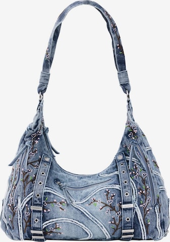 Desigual Olkalaukku värissä sininen: etupuoli