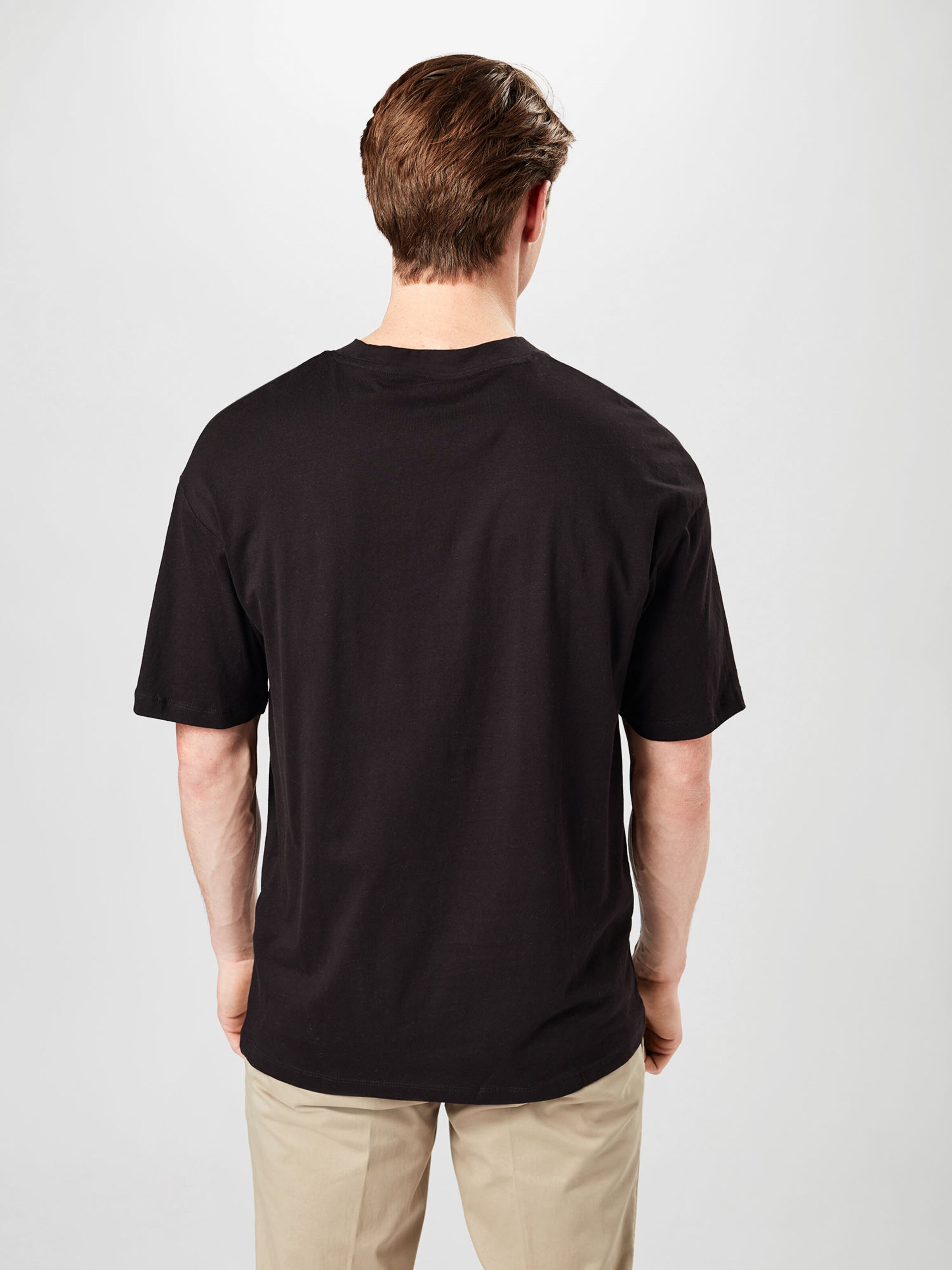 Männer Shirts JACK & JONES T-Shirt 'Brink' in Schwarz - QU42798 Männer Shirts JACK & JONES T-Shirt 'Brink' in Schwarz - QU42798