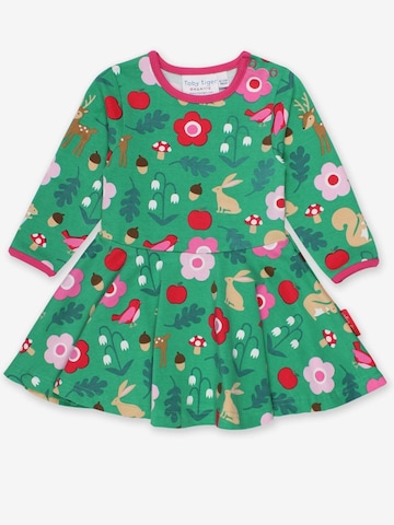 Toby Tiger Dress in Green: front