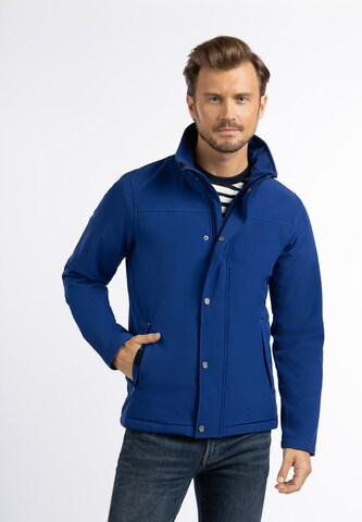 Schmuddelwedda - Chaqueta funcional en azul: frente