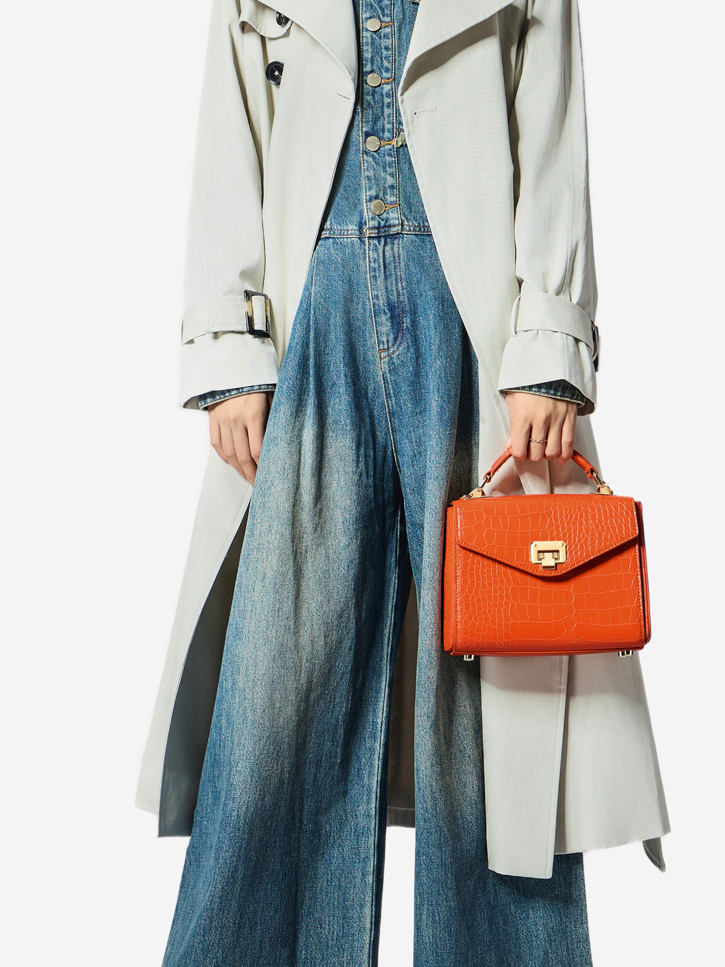 Victoria Hyde Handbag 'Duchess' in Orange: front