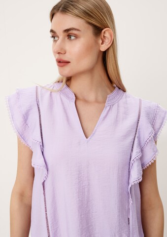 s.Oliver BLACK LABEL Blouse in Purple