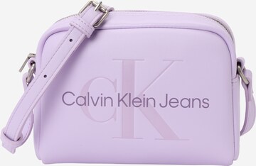 Calvin Klein Jeans Axelremsväska i lila: framsida