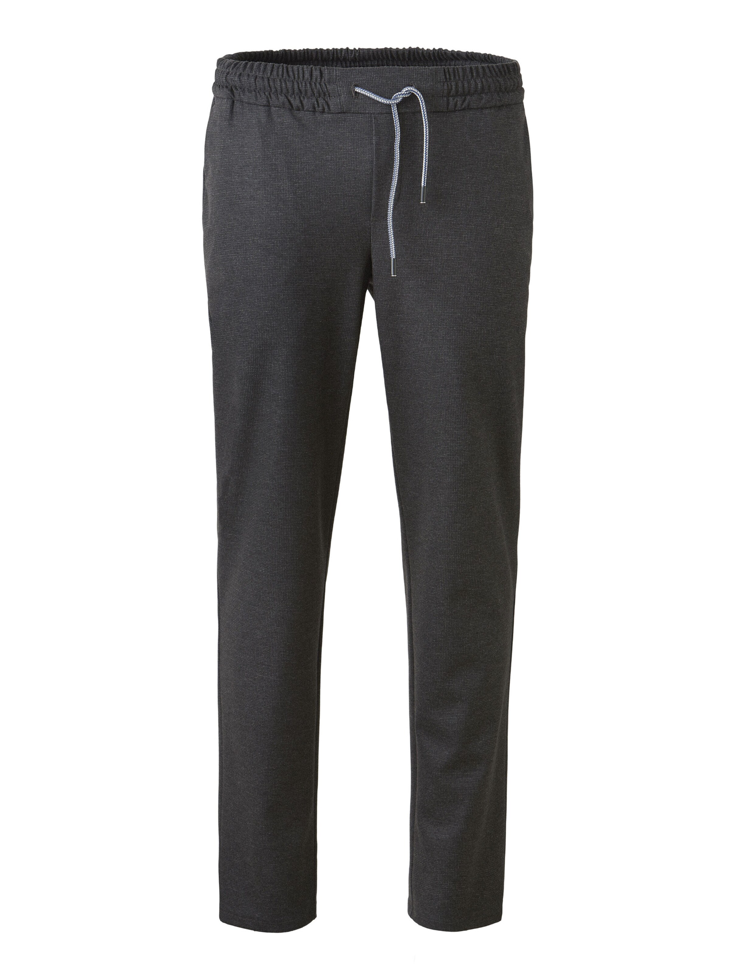 MEYER Slimfit Chino 'M5 Loose 2-6510' in Grijs: voorkant