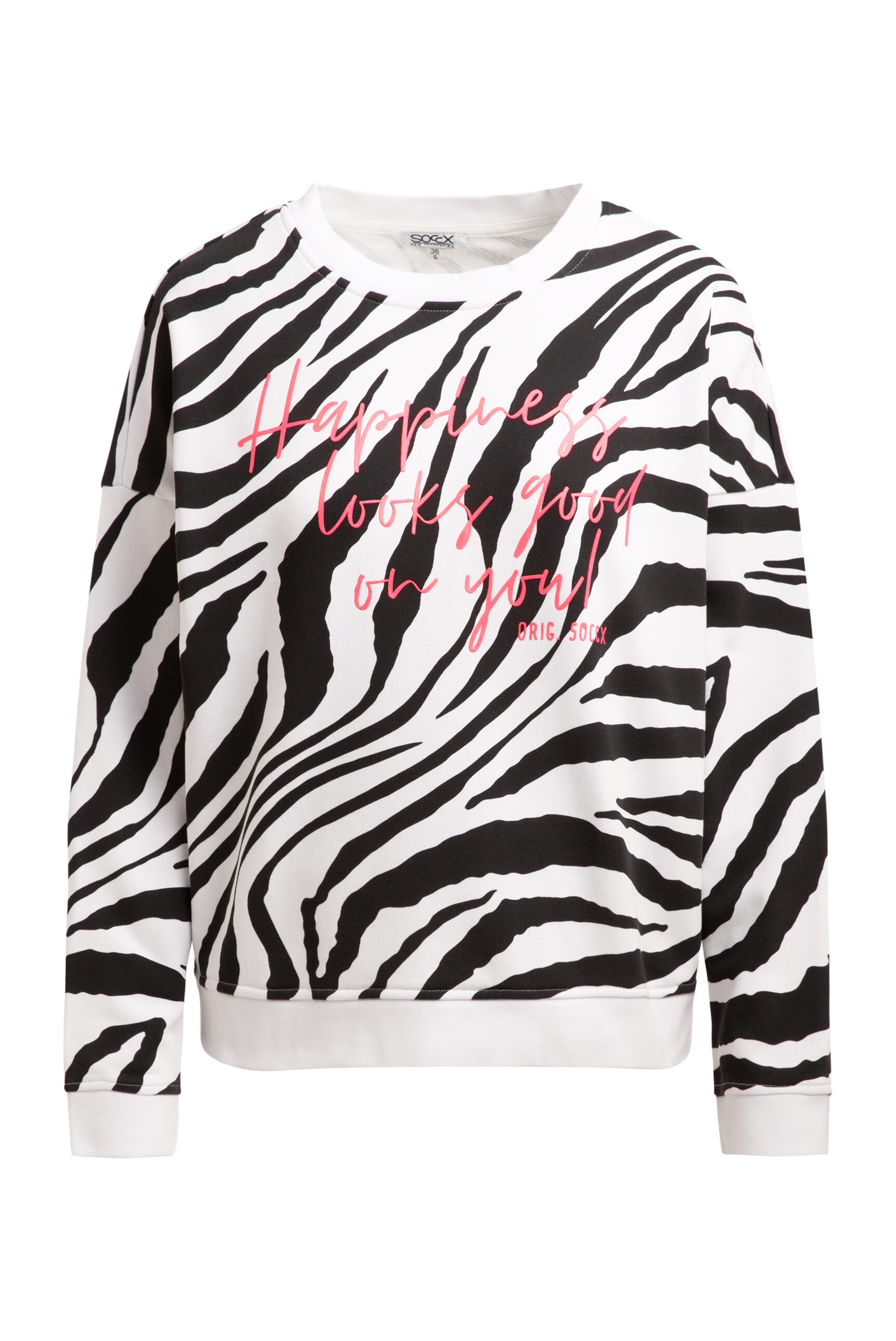 Soccx Sweatshirt in White: front