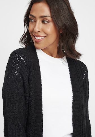 Oxmo Knit Cardigan 'Cle' in Black