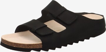 Legero Mules in Black: front