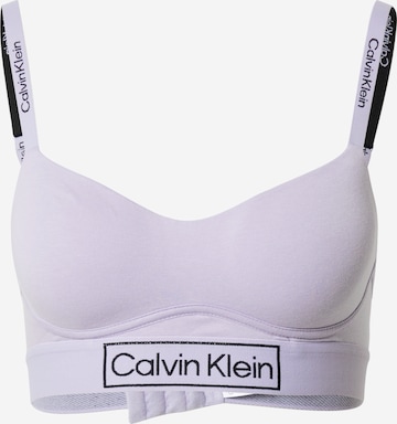 Calvin Klein Underwear Сутиен в лилав: отпред