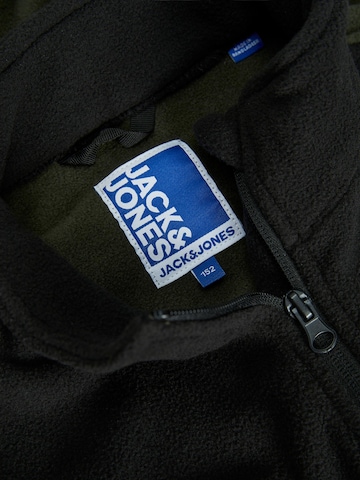 Jachetă  fleece 'Hyper' de la Jack & Jones Junior pe verde