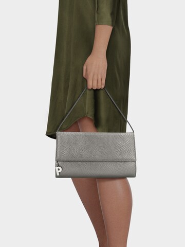 Picard Clutch 'Auguri' in Grey