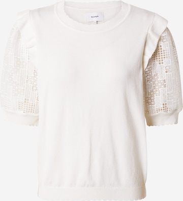 NÜMPH Sweater 'ARIANA' in White: front