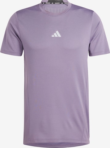 T-Shirt fonctionnel ADIDAS PERFORMANCE en violet : devant